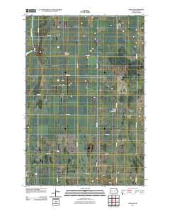 Oakes SE 2011 topographic map thumbnail