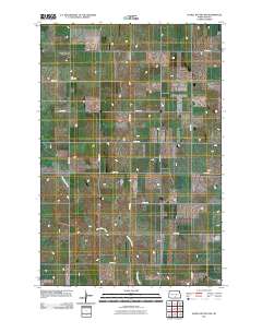 Schell Buttes NW 2011 topographic map thumbnail