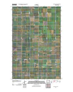 Crystal NE 2011 topographic map thumbnail