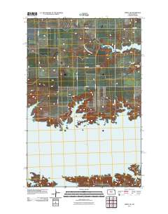 Emmet SW 2011 topographic map thumbnail