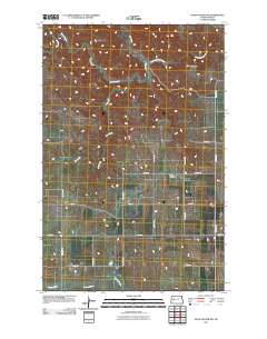 Dunn Center NW 2011 topographic map thumbnail