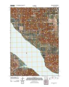 Pollock NW 2011 topographic map thumbnail