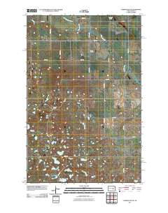 Carrington SW 2011 topographic map thumbnail