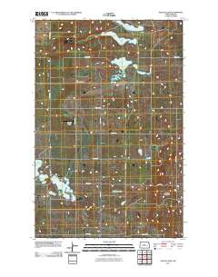 Pelican Lake 2011 topographic map thumbnail