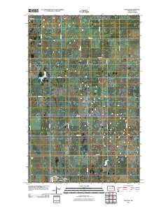 Egeland 2011 topographic map thumbnail