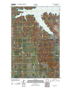 Beulah NW 2011 topographic map thumbnail