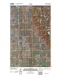 Carbury 2011 topographic map thumbnail