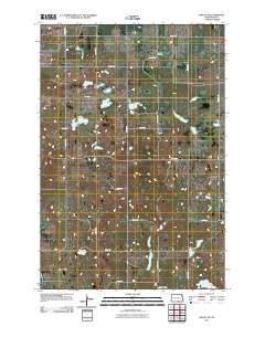 Ashley NE 2011 topographic map thumbnail