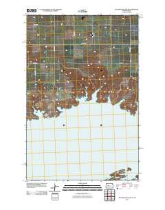 Blackwater Lake SE 2011 topographic map thumbnail