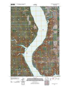 Cannon Ball SE 2011 topographic map thumbnail