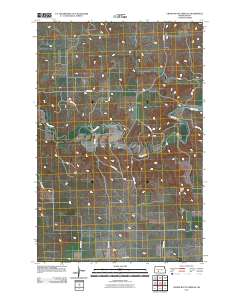 Crown Butte Creek SE 2011 topographic map thumbnail