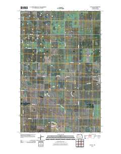 Coteau 2011 topographic map thumbnail