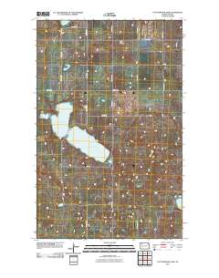 Cottonwood Lake 2011 topographic map thumbnail