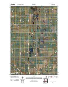 Enderlin North 2011 topographic map thumbnail