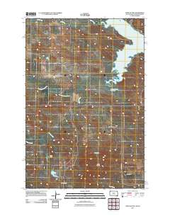 Tepee Buttes 2011 topographic map thumbnail