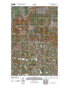 Robinson Coulee 2011 topographic map thumbnail