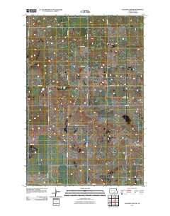 Alkaline Lake SW 2011 topographic map thumbnail