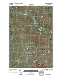 Barren Butte 2011 topographic map thumbnail