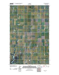 Cando NE 2011 topographic map thumbnail