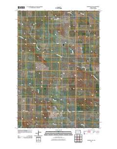 Bowman SW 2011 topographic map thumbnail
