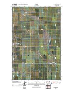Antler SW 2011 topographic map thumbnail