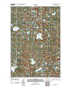 Merricourt SW 2011 topographic map thumbnail