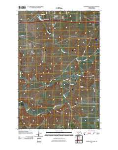 Crown Butte Lake 2011 topographic map thumbnail