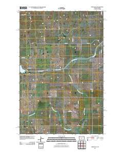 Mercer SE 2011 topographic map thumbnail