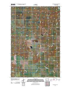 Clark Butte 2011 topographic map thumbnail