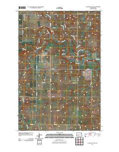 Clark Butte NW 2011 topographic map thumbnail