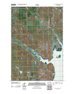 Fort Yates NW 2011 topographic map thumbnail