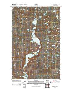 Lostwood Lakes 2011 topographic map thumbnail