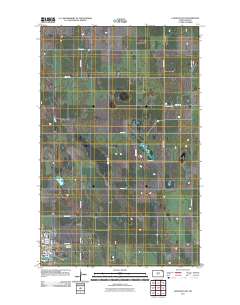 Langdon East 2011 topographic map thumbnail