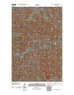 Hootowl Creek West 2011 topographic map thumbnail