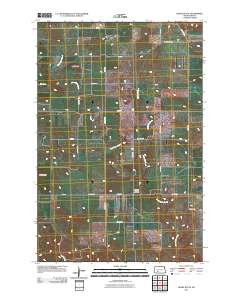 Heart Butte 2011 topographic map thumbnail
