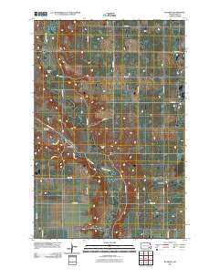 Kathryn 2011 topographic map thumbnail