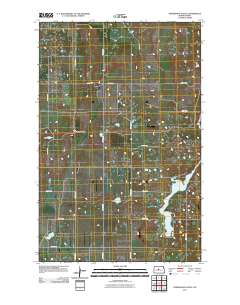 Horseshoe Valley 2011 topographic map thumbnail