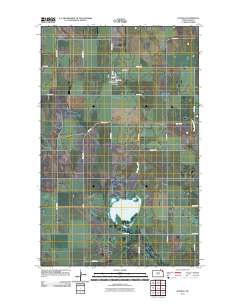Hannah 2011 topographic map thumbnail