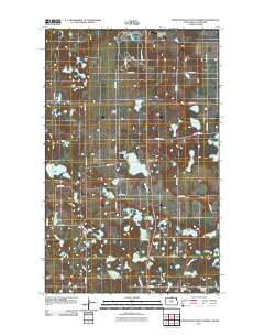 International Peace Garden 2011 topographic map thumbnail