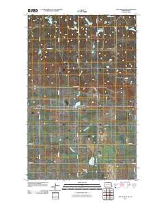 Lake Upsilon SW 2011 topographic map thumbnail