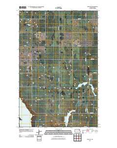 Pekin NE 2011 topographic map thumbnail