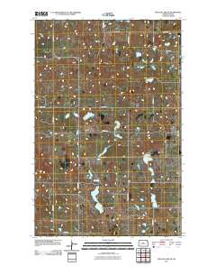 Pelican Lake SE 2011 topographic map thumbnail