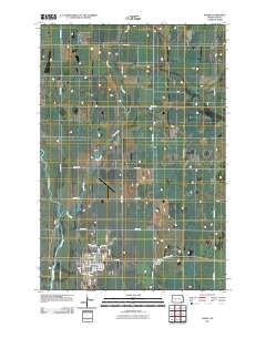 Oakes 2011 topographic map thumbnail