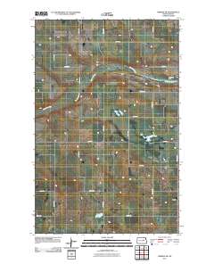 Oberon SW 2011 topographic map thumbnail