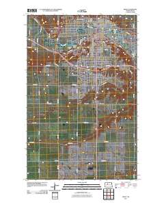 Minot 2011 topographic map thumbnail
