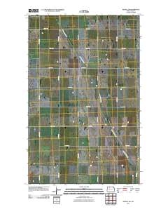 Mohall SW 2011 topographic map thumbnail