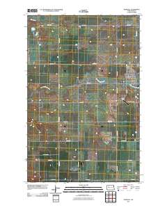 Parshall 2011 topographic map thumbnail