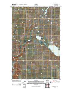 Powers Lake 2011 topographic map thumbnail