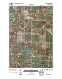 Plum Butte NE 2011 topographic map thumbnail