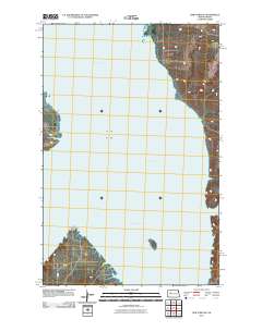 New Town SE 2011 topographic map thumbnail
